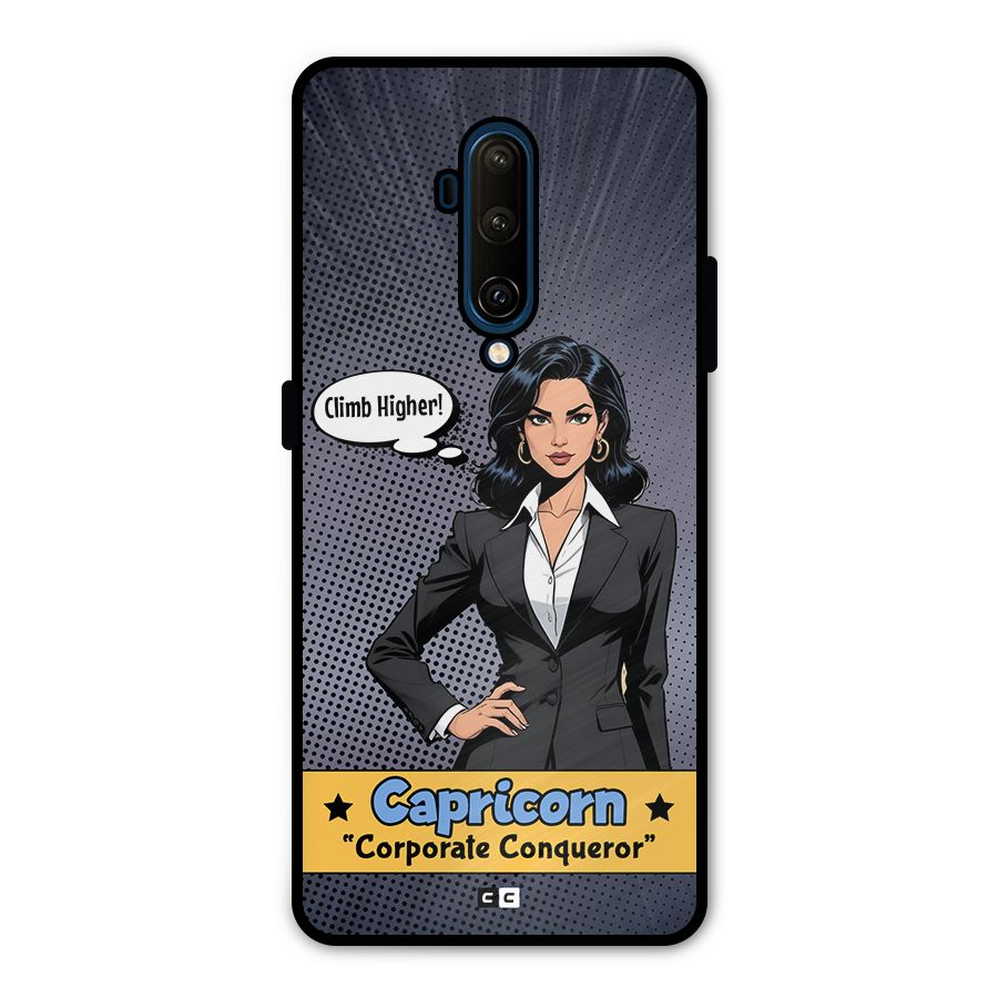 Conqueror Capricorn Metal Back Case for OnePlus 7T Pro