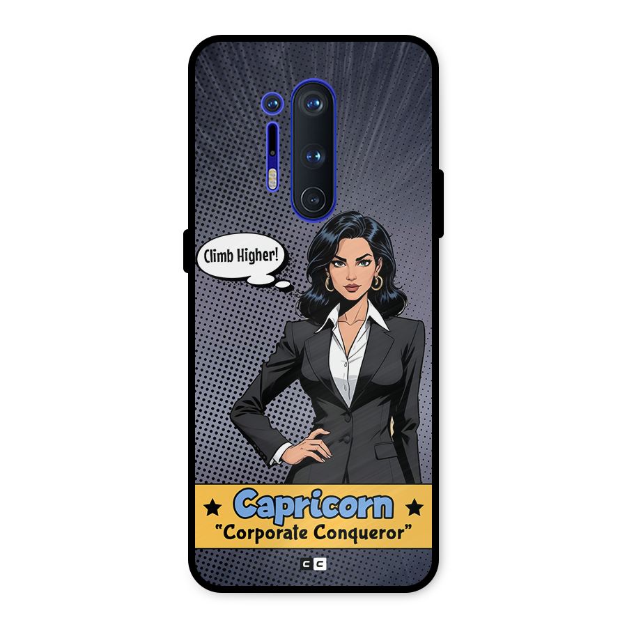Conqueror Capricorn Metal Back Case for OnePlus 8 Pro