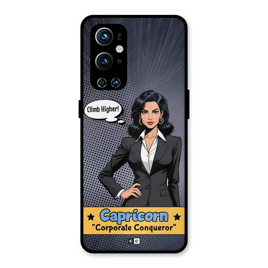 Conqueror Capricorn Metal Back Case for OnePlus 9 Pro
