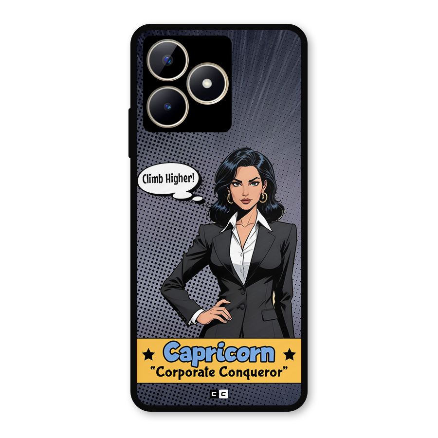 Conqueror Capricorn Metal Back Case for Realme Narzo N53