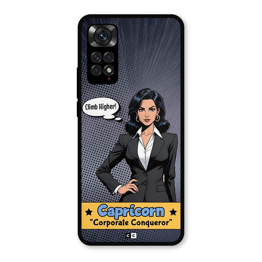 Conqueror Capricorn Metal Back Case for Redmi Note 11s