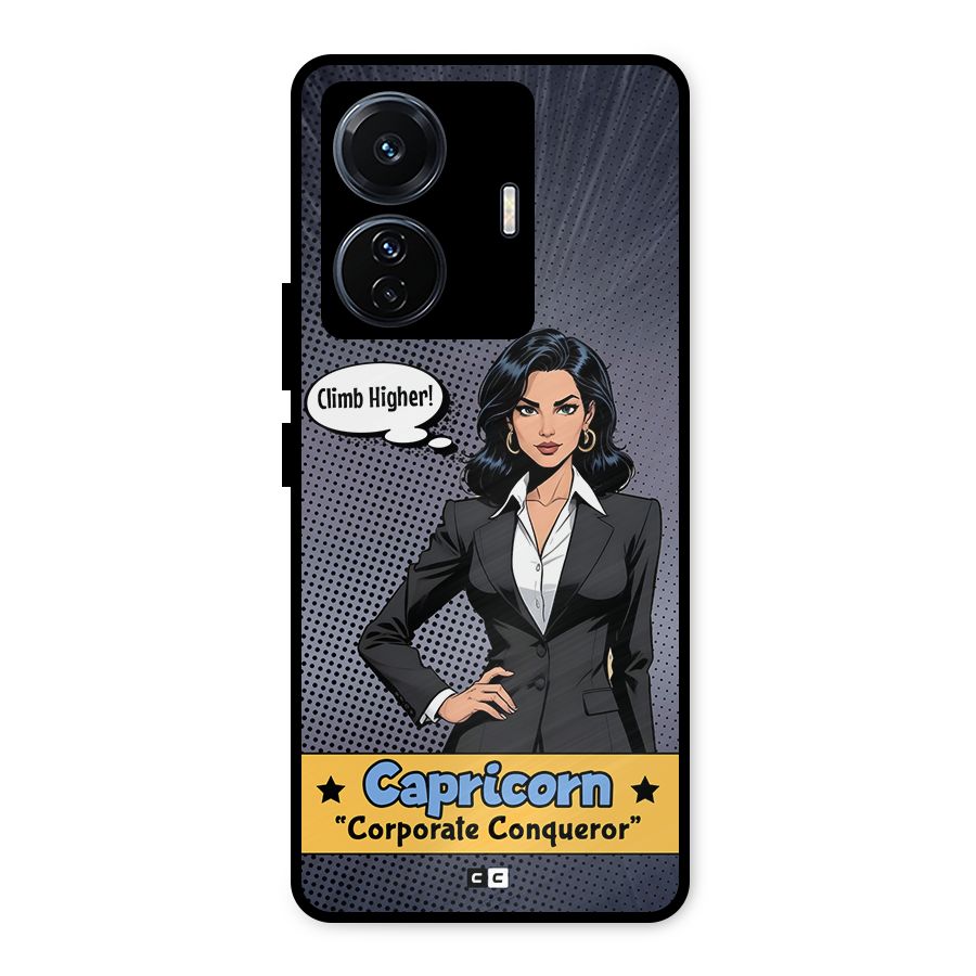 Conqueror Capricorn Metal Back Case for Vivo T1 Pro