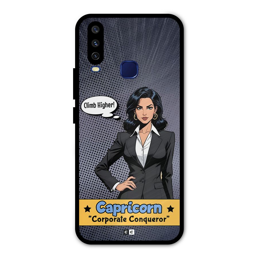 Conqueror Capricorn Metal Back Case for Vivo Y15