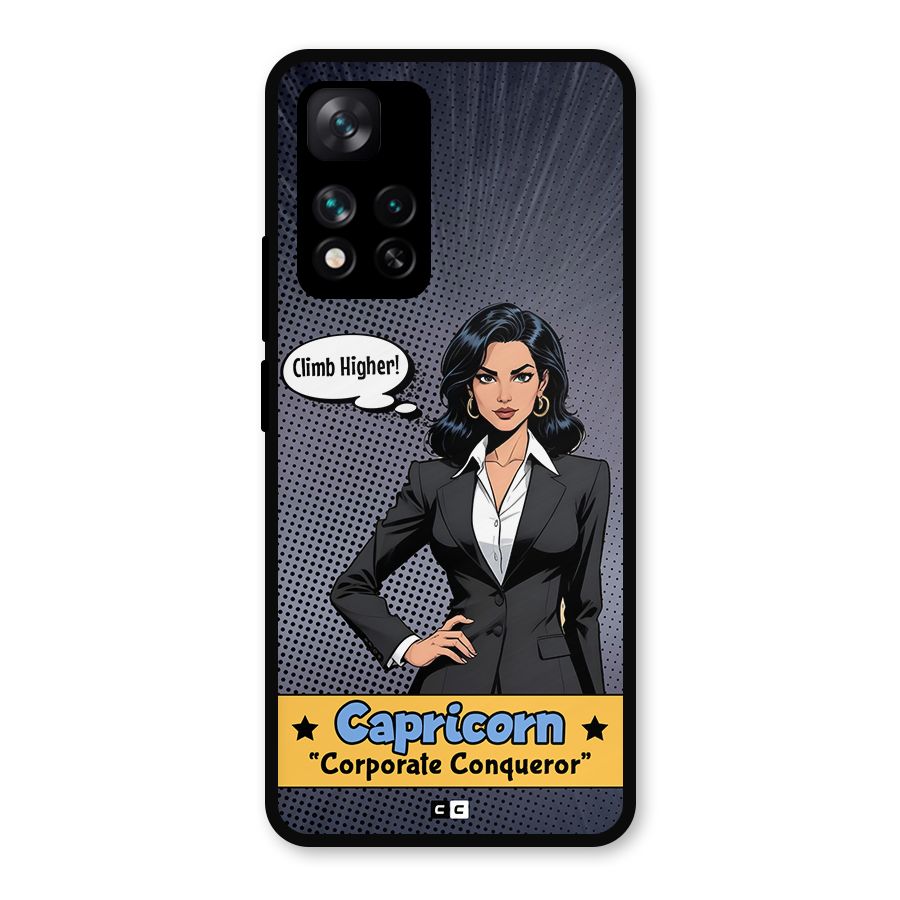 Conqueror Capricorn Metal Back Case for Xiaomi 11i Hypercharge 5G