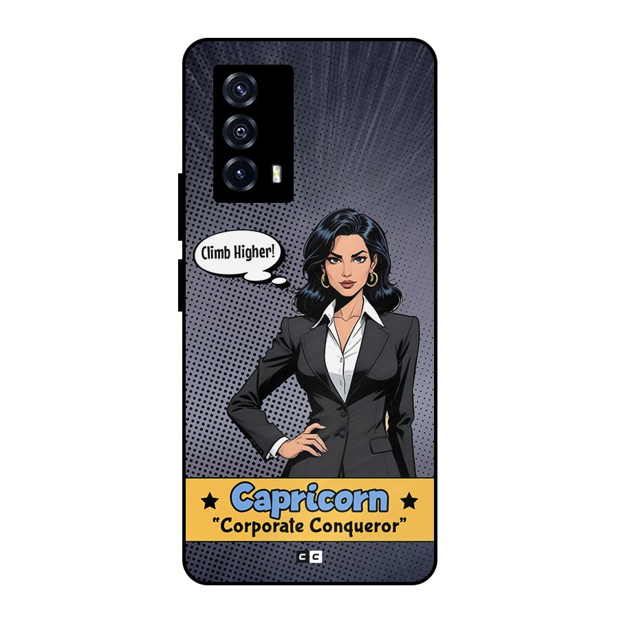 Conqueror Capricorn Metal Back Case for iQOO Z5