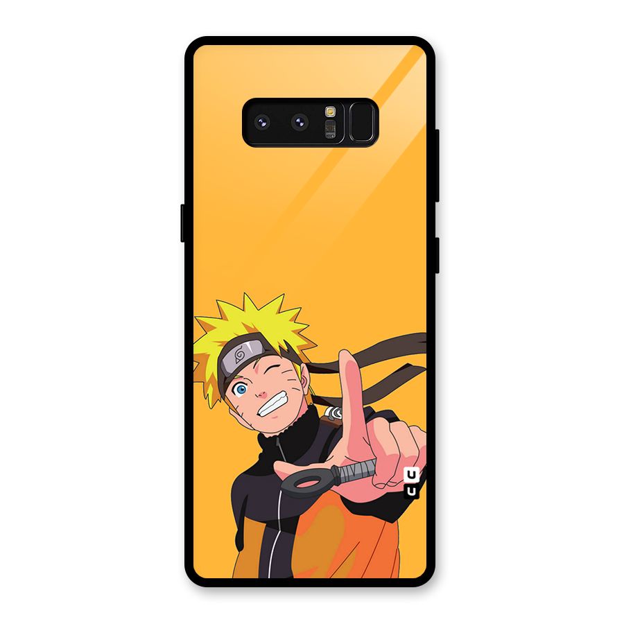 Cool Aesthetic Naruto Glass Back Case for Galaxy Note 8