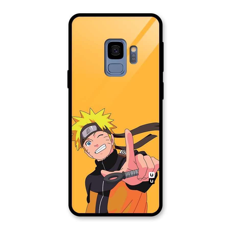 Cool Aesthetic Naruto Glass Back Case for Galaxy S9