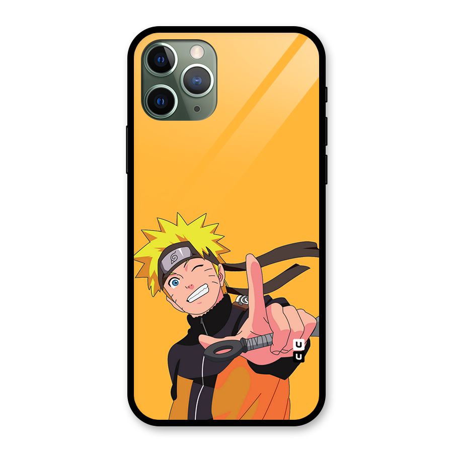 Cool Aesthetic Naruto Glass Back Case for iPhone 11 Pro