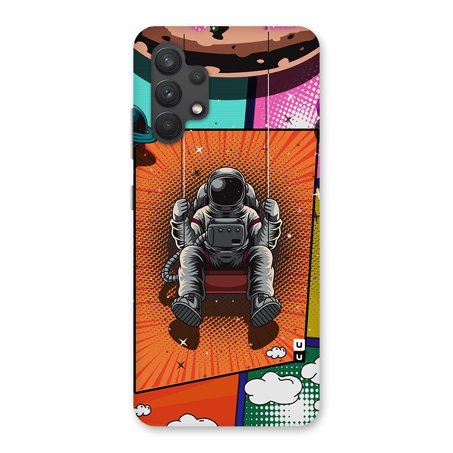 Cool Astraunaut Comic Swing Back Case for Galaxy A32