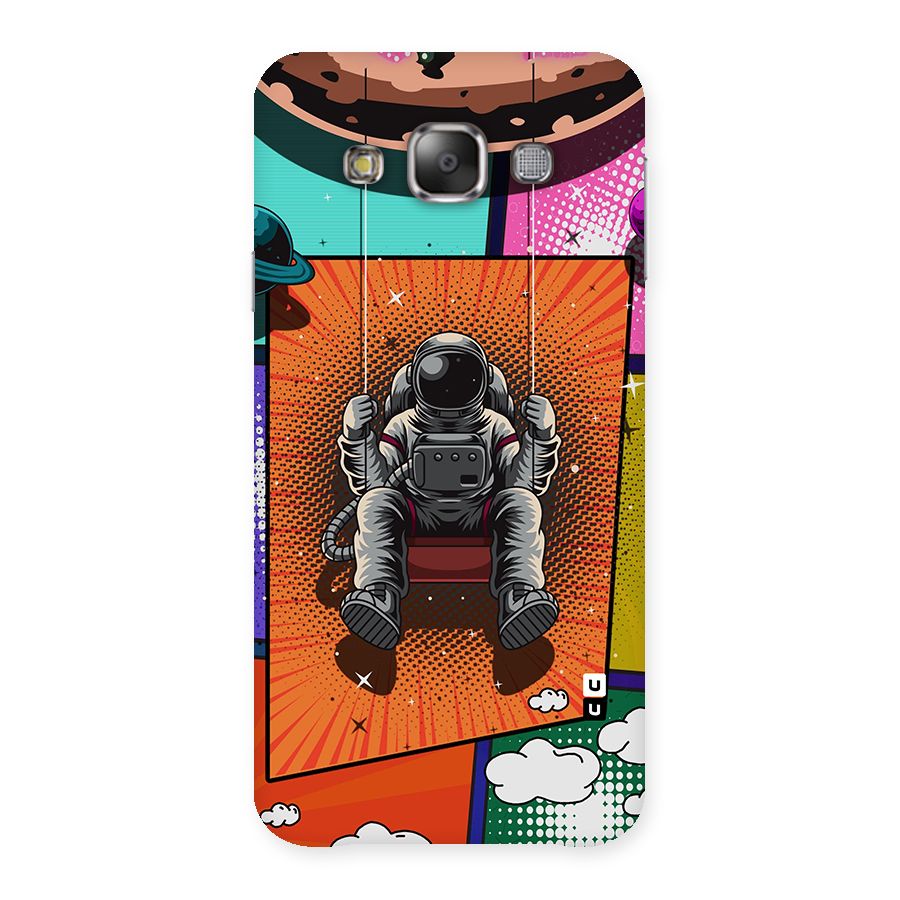 Cool Astraunaut Comic Swing Back Case for Galaxy E7