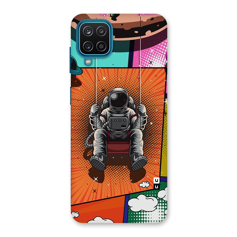 Cool Astraunaut Comic Swing Back Case for Galaxy M12