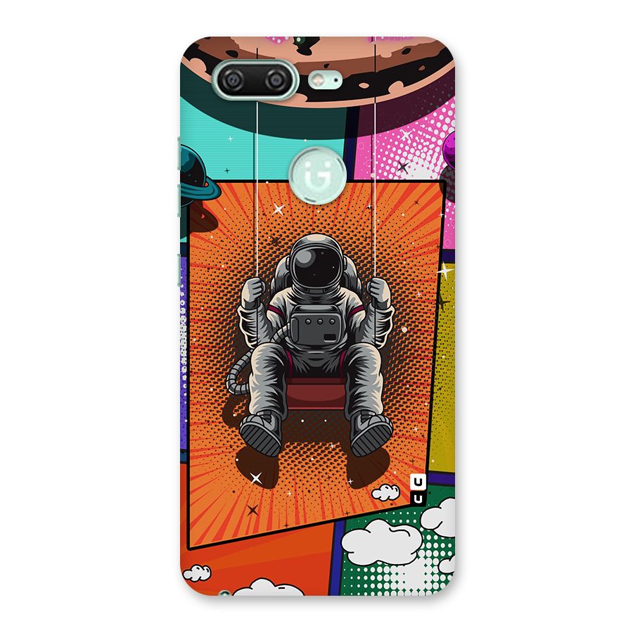 Cool Astraunaut Comic Swing Back Case for Gionee S10