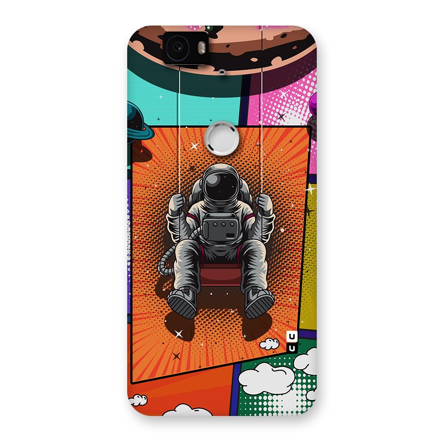Cool Astraunaut Comic Swing Back Case for Google Nexus-6P