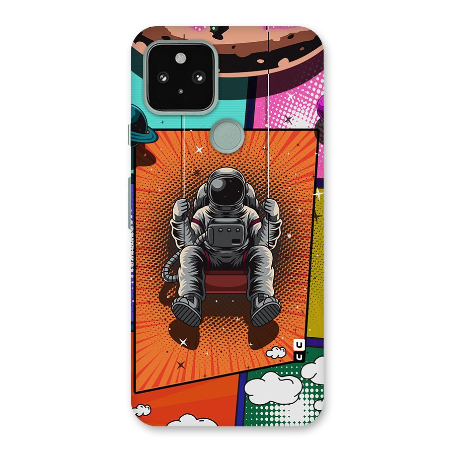 Cool Astraunaut Comic Swing Back Case for Google Pixel 5