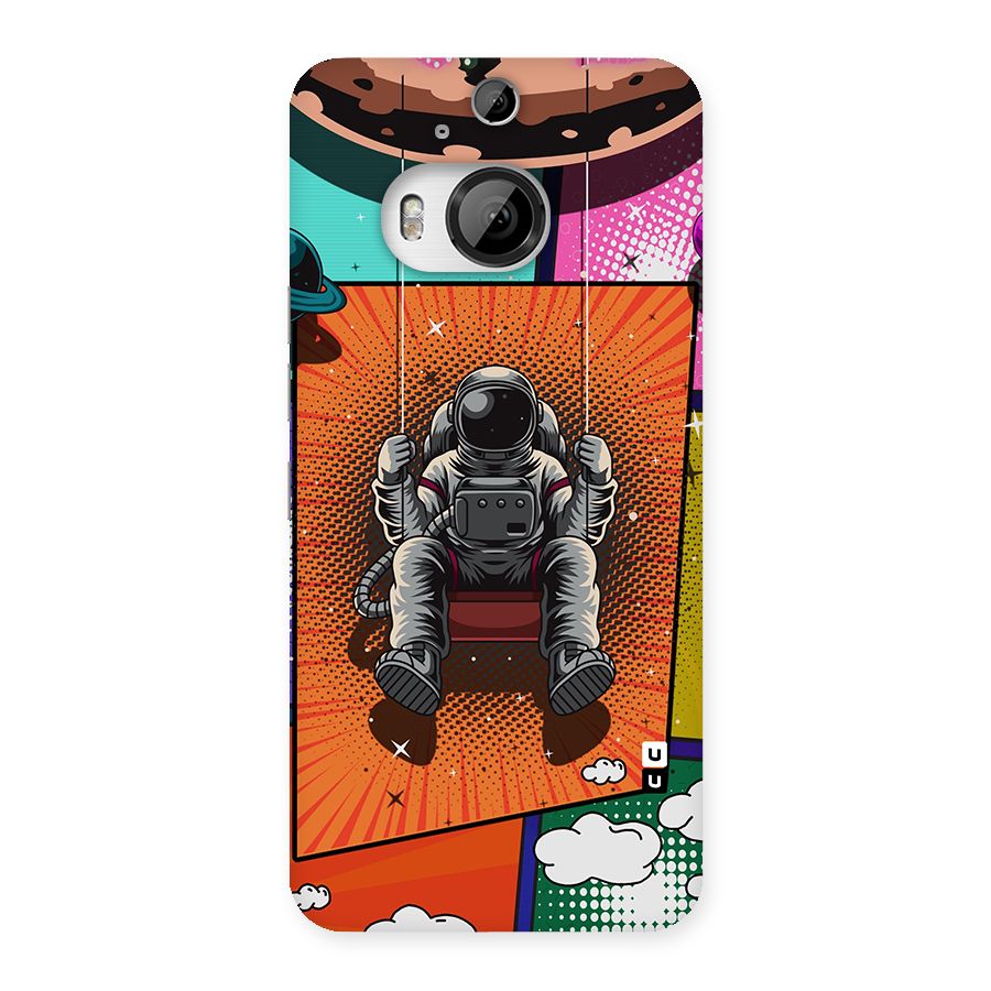 Cool Astraunaut Comic Swing Back Case for HTC One M9 Plus