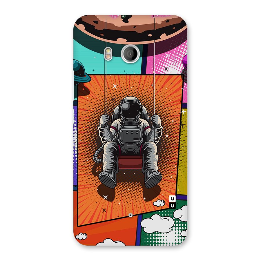 Cool Astraunaut Comic Swing Back Case for HTC U11