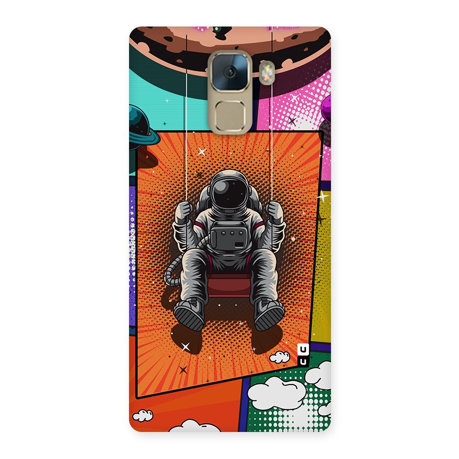 Cool Astraunaut Comic Swing Back Case for Huawei Honor 7