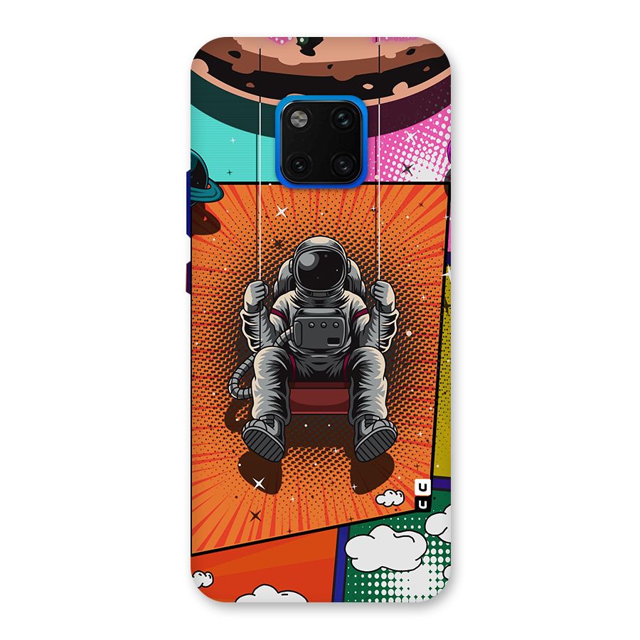 Cool Astraunaut Comic Swing Back Case for Huawei Mate 20 Pro