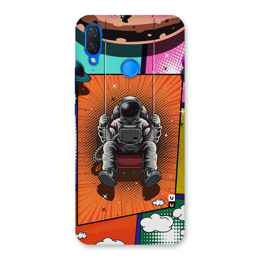 Cool Astraunaut Comic Swing Back Case for Huawei P Smart+