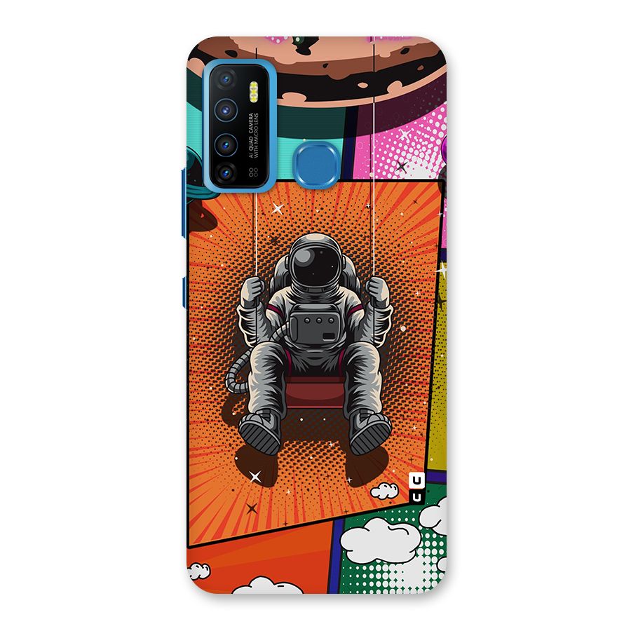 Cool Astraunaut Comic Swing Back Case for Infinix Hot 9