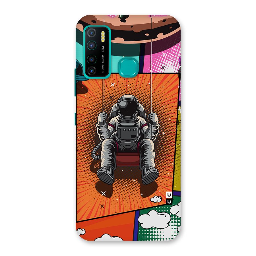 Cool Astraunaut Comic Swing Back Case for Infinix Hot 9 Pro