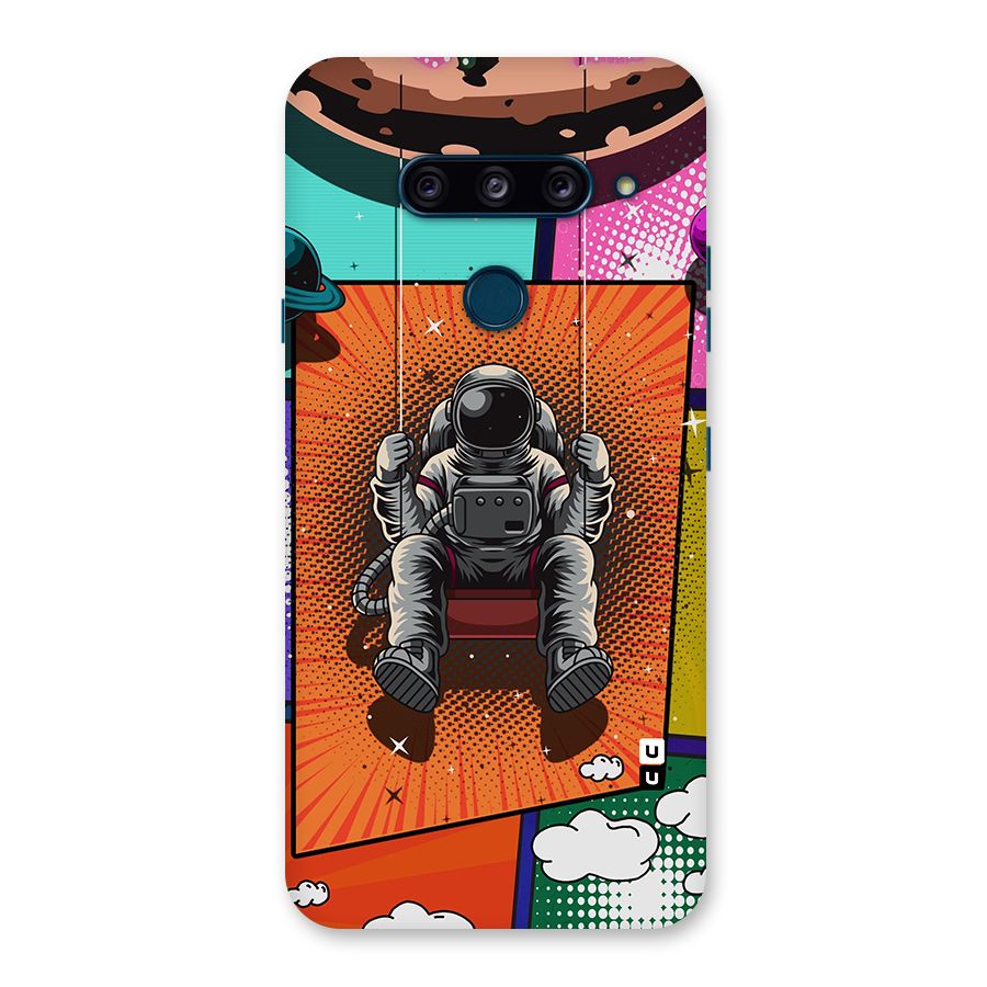 Cool Astraunaut Comic Swing Back Case for LG  V40 ThinQ