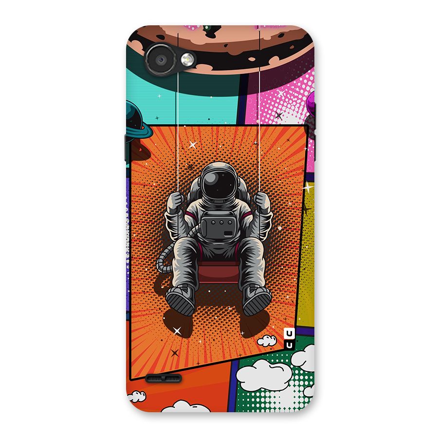 Cool Astraunaut Comic Swing Back Case for LG Q6
