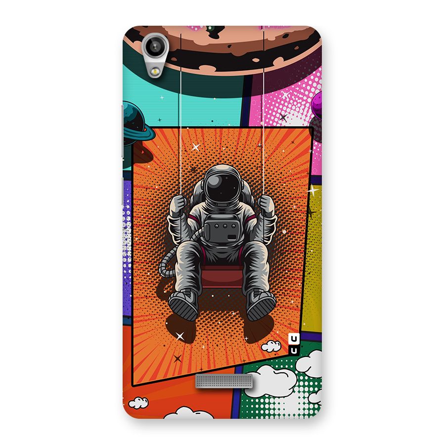 Cool Astraunaut Comic Swing Back Case for Lava-Pixel-V1