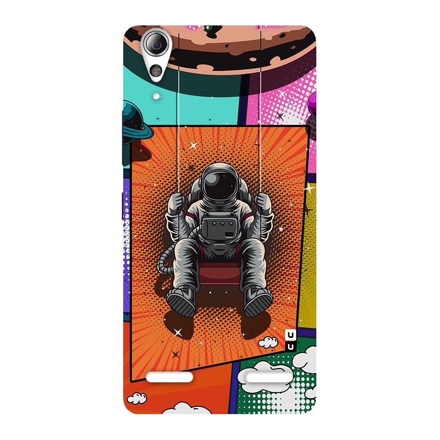 Cool Astraunaut Comic Swing Back Case for Lenovo A6000 Plus
