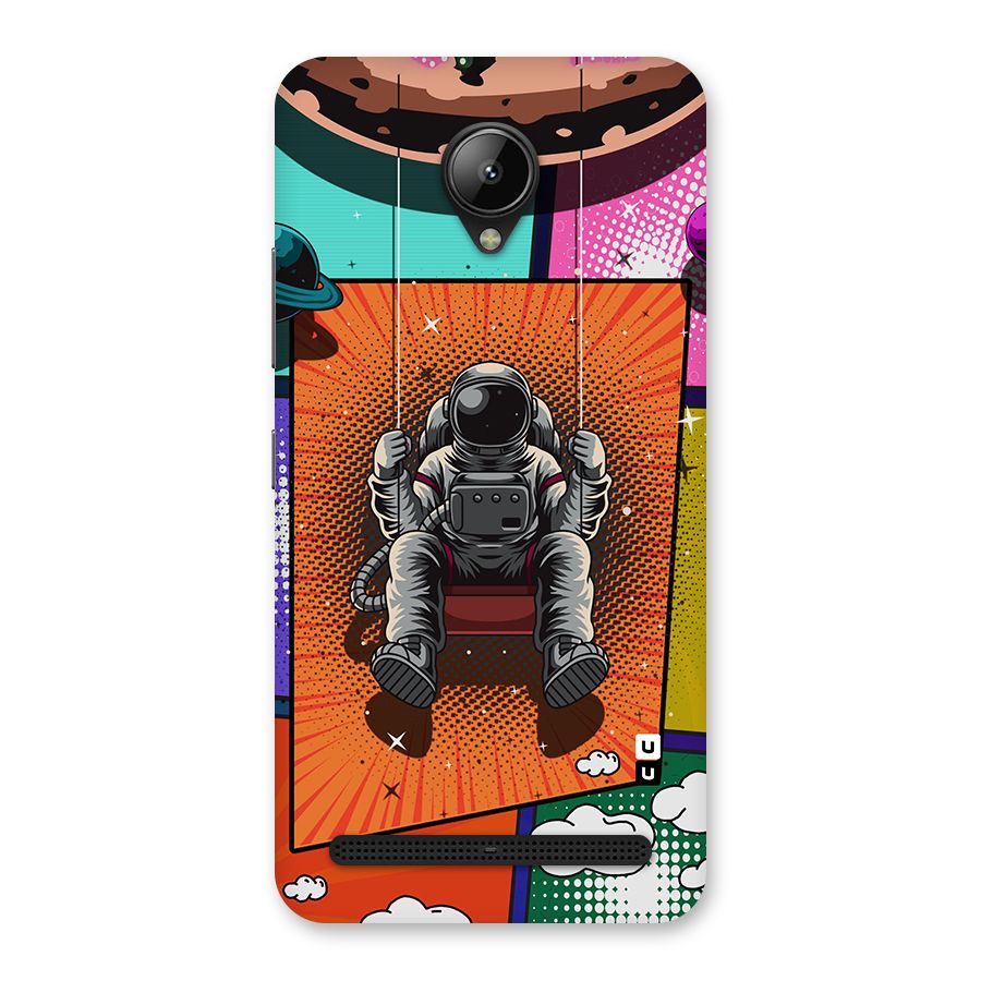Cool Astraunaut Comic Swing Back Case for Lenovo C2