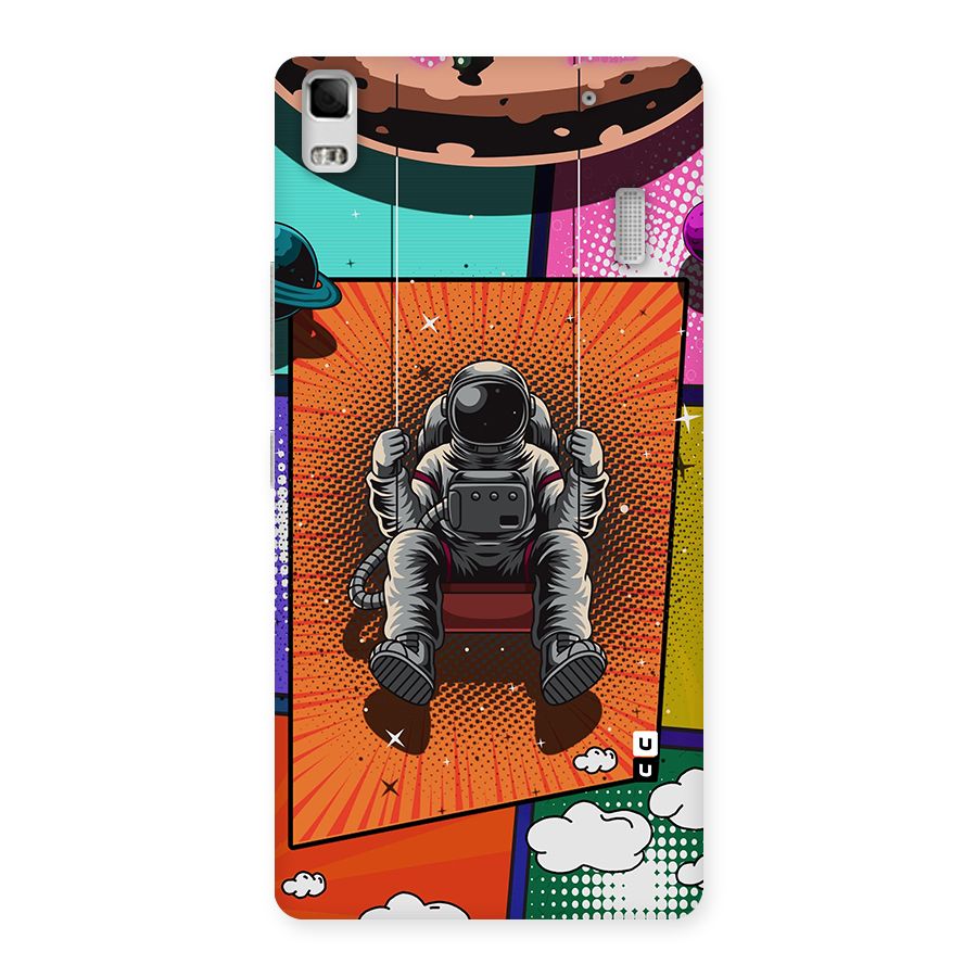 Cool Astraunaut Comic Swing Back Case for Lenovo K3 Note