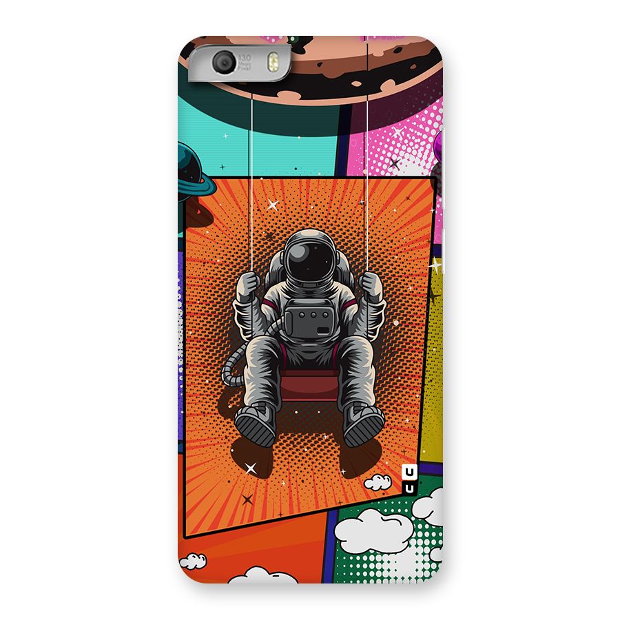 Cool Astraunaut Comic Swing Back Case for Micromax Canvas Knight 2