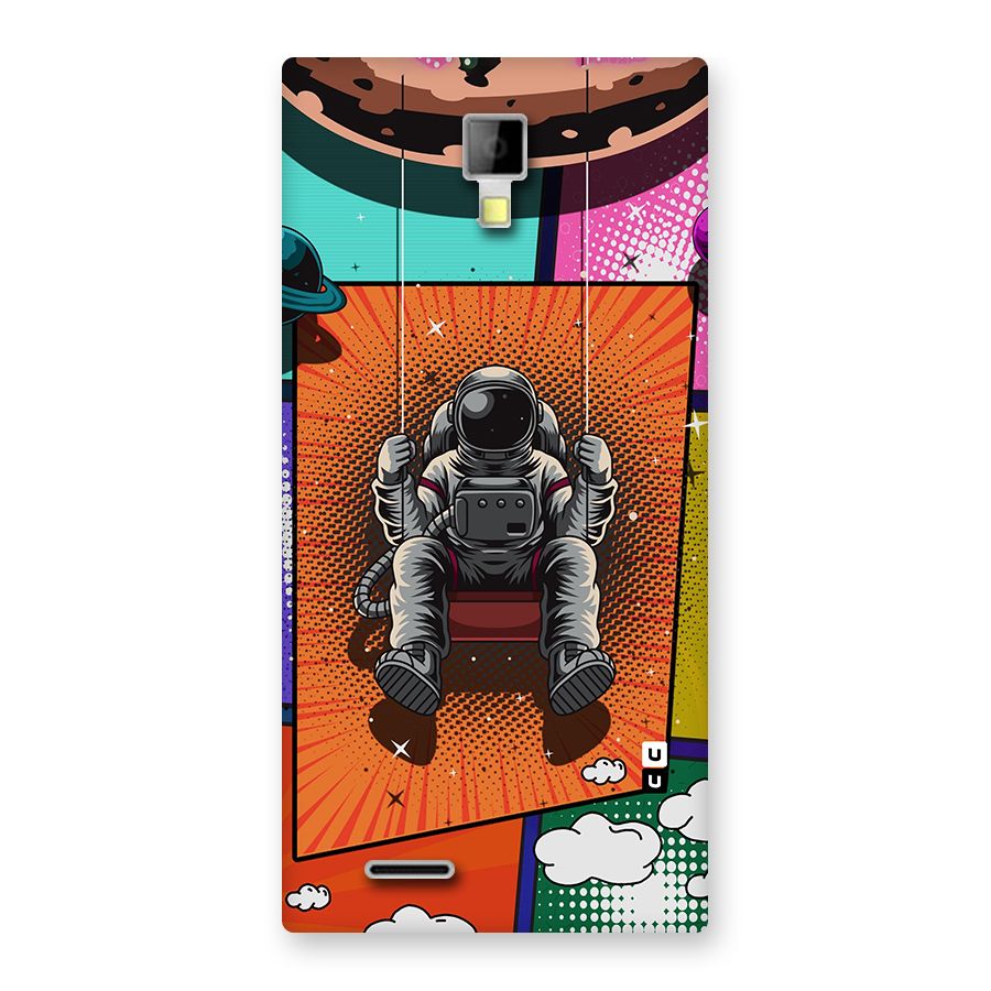 Cool Astraunaut Comic Swing Back Case for Micromax Canvas Xpress A99