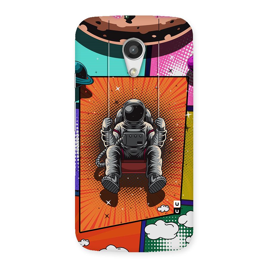Cool Astraunaut Comic Swing Back Case for Moto G 2nd Gen