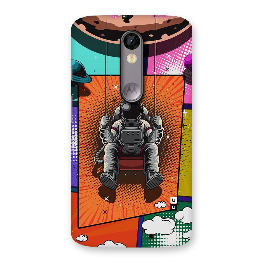 Cool Astraunaut Comic Swing Back Case for Moto X Force