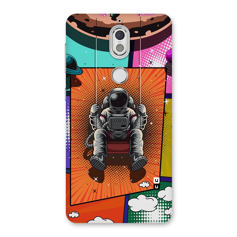Cool Astraunaut Comic Swing Back Case for Nokia 7