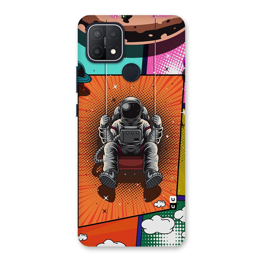 Cool Astraunaut Comic Swing Back Case for Oppo A15
