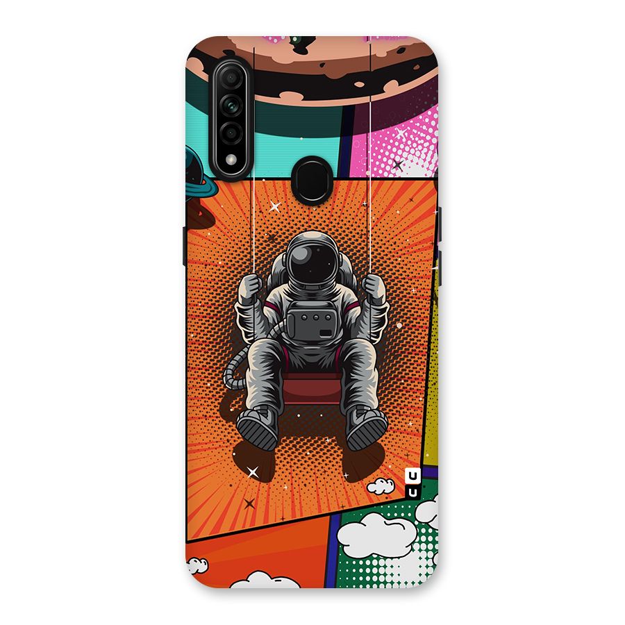 Cool Astraunaut Comic Swing Back Case for Oppo A31