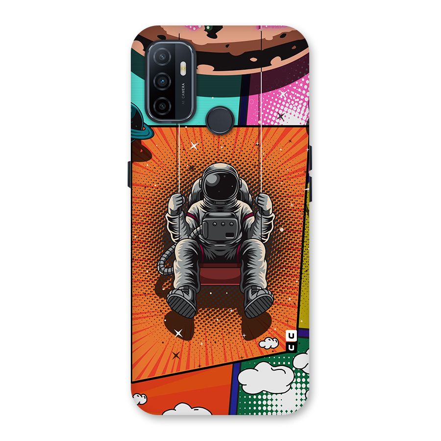 Cool Astraunaut Comic Swing Back Case for Oppo A32
