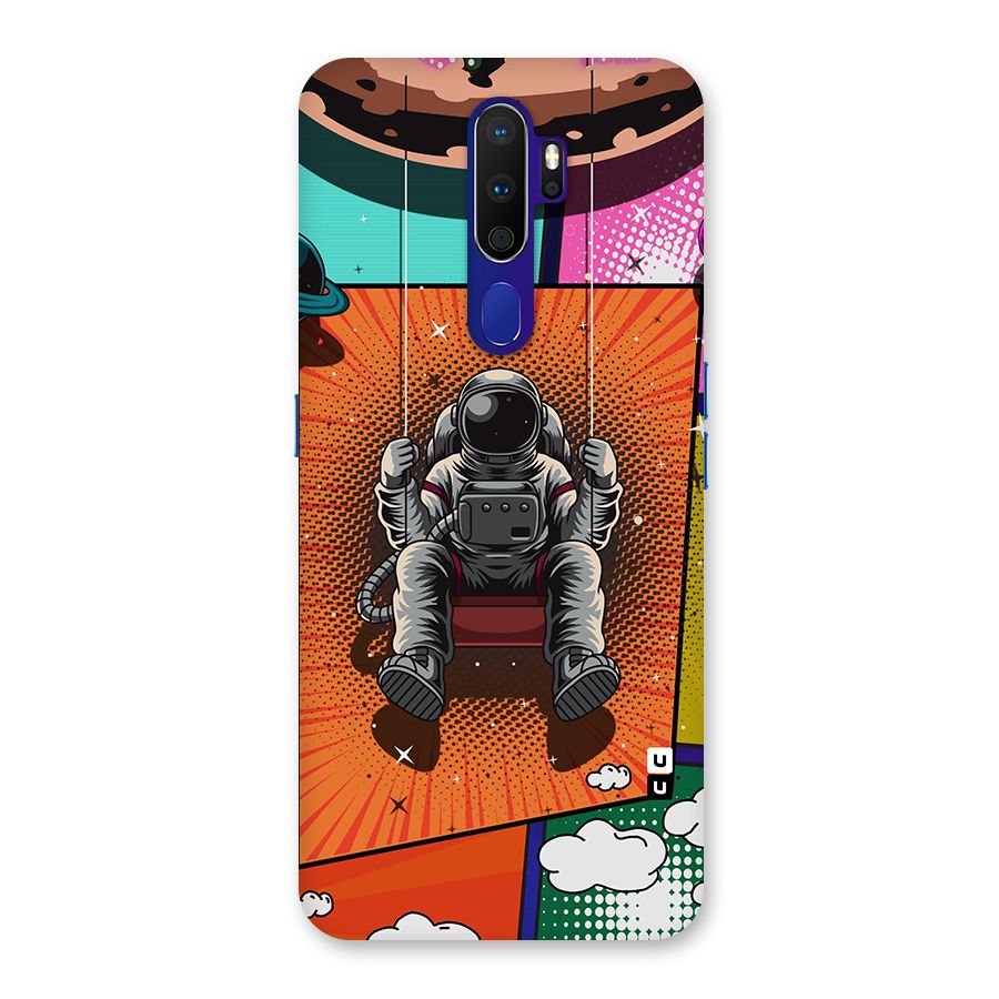 Cool Astraunaut Comic Swing Back Case for Oppo A9 (2020)