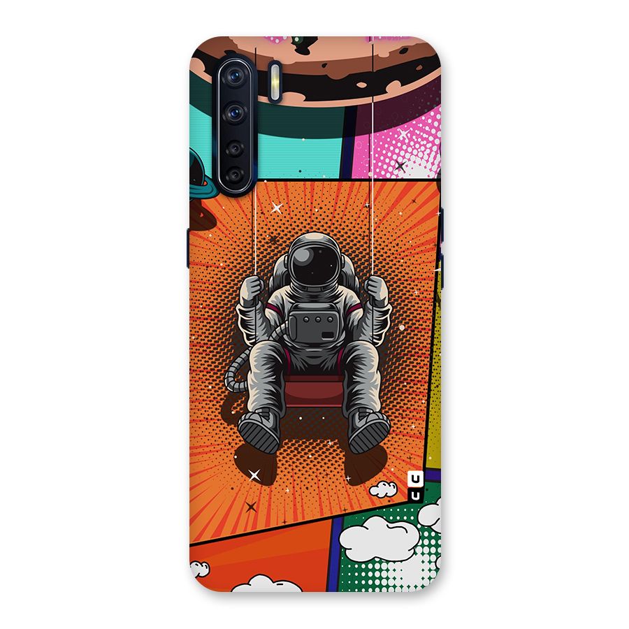 Cool Astraunaut Comic Swing Back Case for Oppo F15