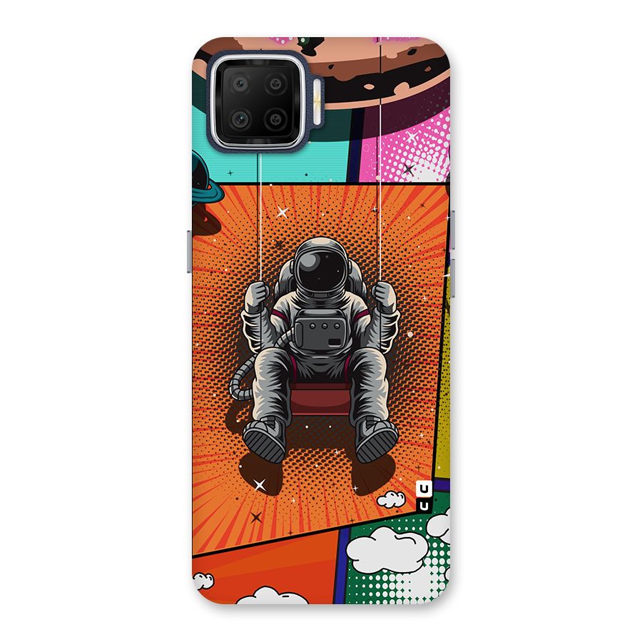 Cool Astraunaut Comic Swing Back Case for Oppo F17