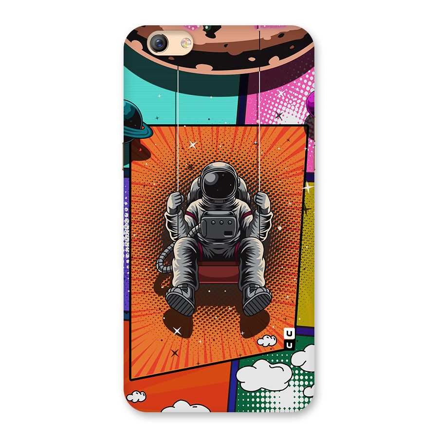 Cool Astraunaut Comic Swing Back Case for Oppo F3 Plus