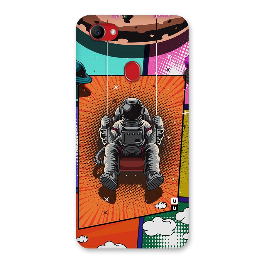 Cool Astraunaut Comic Swing Back Case for Oppo F7