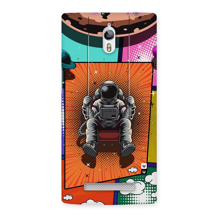 Cool Astraunaut Comic Swing Back Case for Oppo Find 7