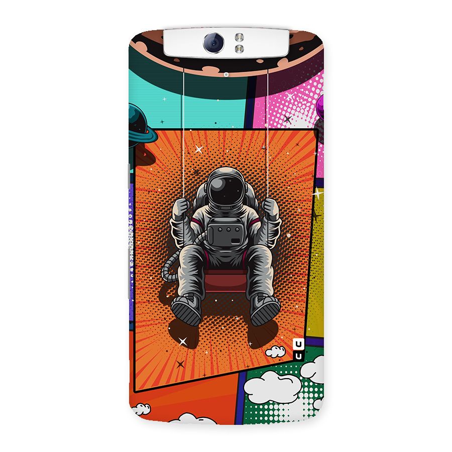 Cool Astraunaut Comic Swing Back Case for Oppo N1