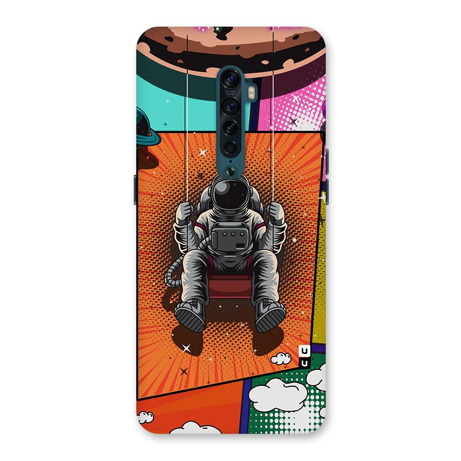 Cool Astraunaut Comic Swing Back Case for Oppo Reno2
