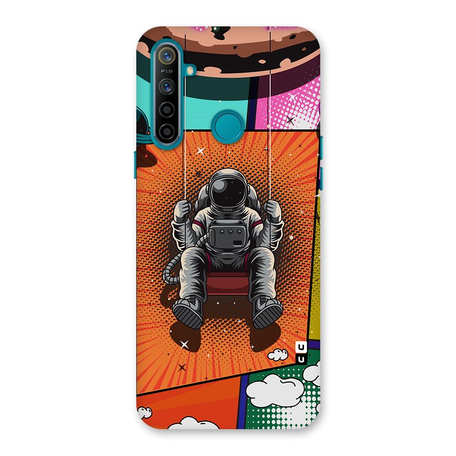 Cool Astraunaut Comic Swing Back Case for Realme 5i