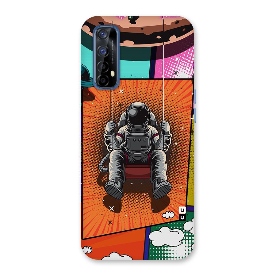 Cool Astraunaut Comic Swing Back Case for Realme 7