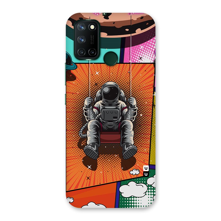 Cool Astraunaut Comic Swing Back Case for Realme 7i